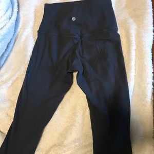 Grey lululemon align crops